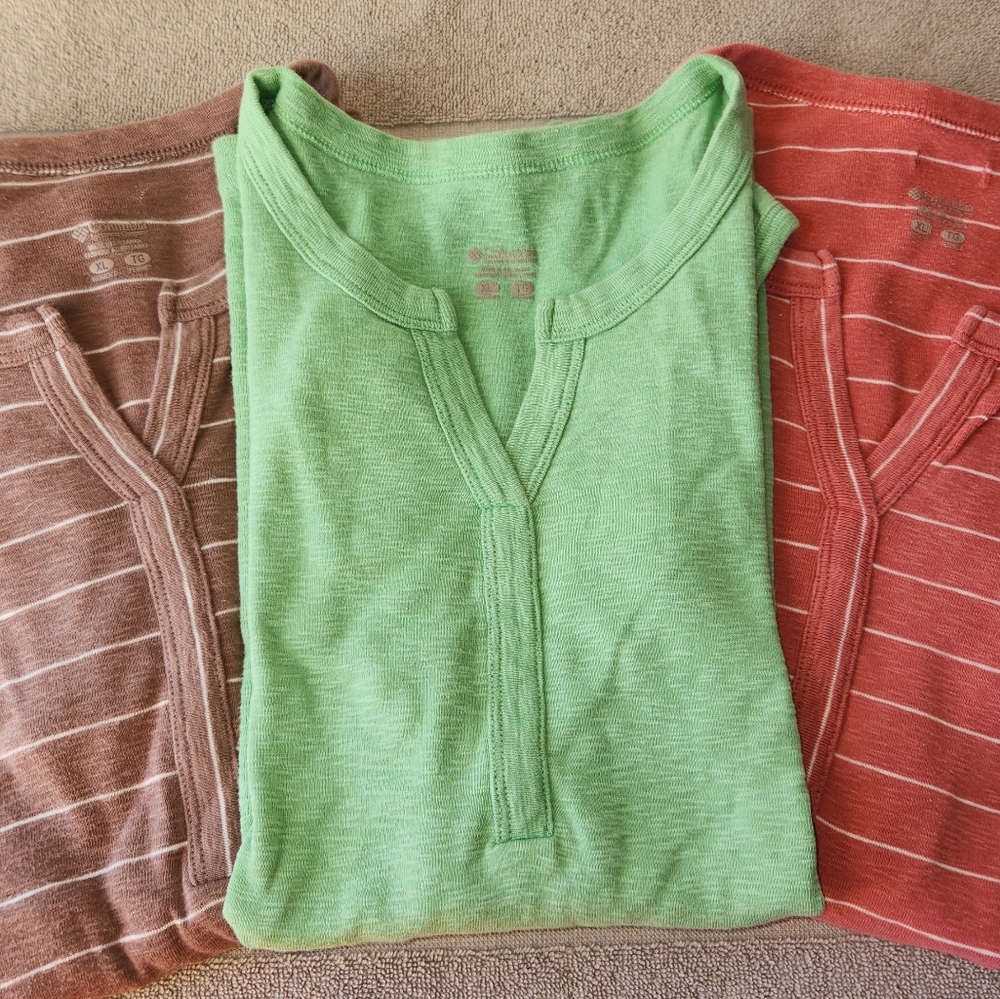 Columbia shirts XL 3 pack